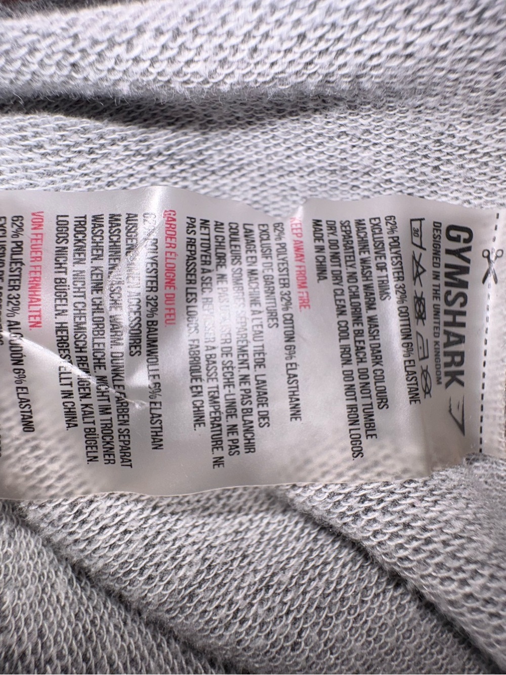Gymshark Critical Sweat Shorts Gray Drawstring Workout Shorts Size Large - Picture 4 of 8